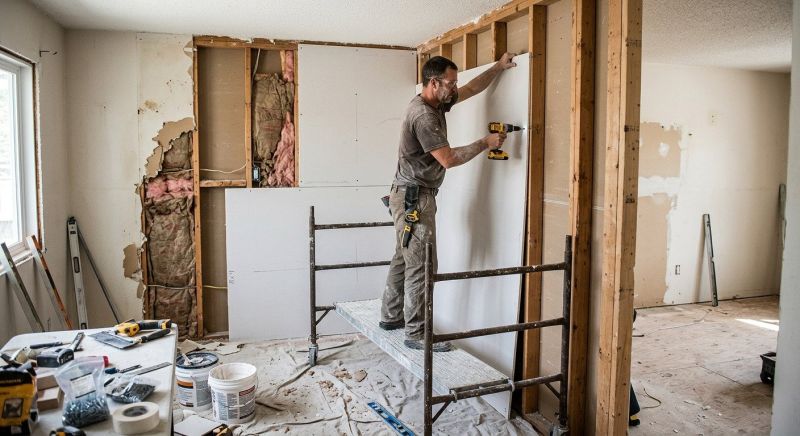 Garage Wallboard Installation in Alpharetta, GA